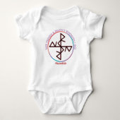 #RuneKids Veilige reizen en balans Baby-pak Romper (Voorkant)