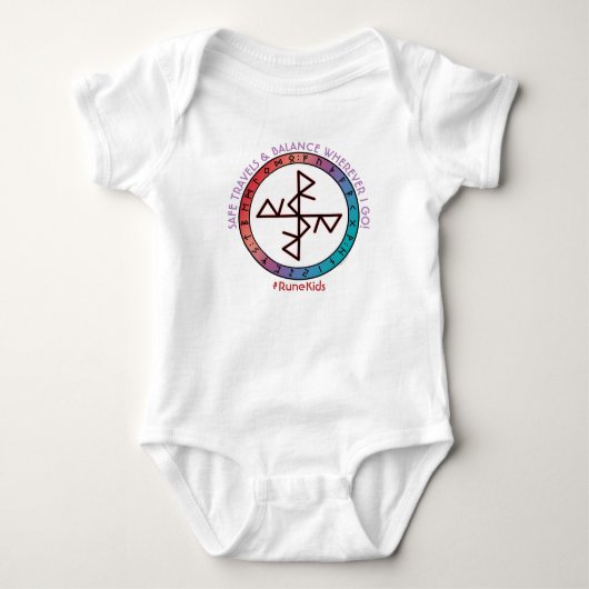#RuneKids Veilige Reizen & Evenwicht Baby Body's Romper (Voorkant)