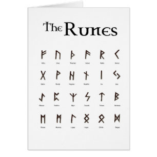 Runen - de Oudere Kaart Futhark