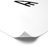 Runenalfabet [Futhorc] Poster (Hoek)