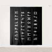 Runenalfabet [Futhorc] Wandkleed (Voorkant)