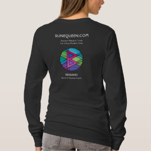 RuneQueen Berkano - Moeder Aarde - lange mouw T-shirt
