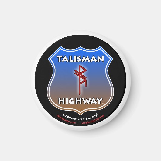 RuneQueen's Talisman Highway Magneet (Voorkant)
