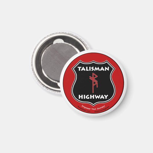 RuneQueen's Talisman Highway Magneet (Voorkant / Achterkant)
