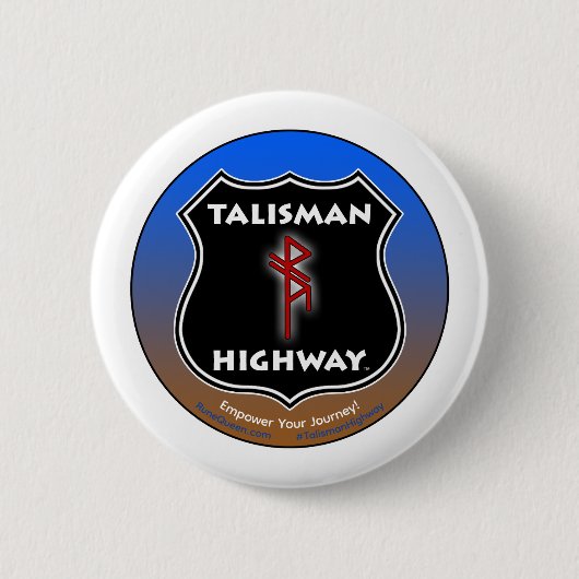 RuneQueen's Talisman Snelweg Ronde Button 5,7 Cm (Voorkant)