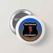 RuneQueen's Talisman Snelweg Ronde Button 5,7 Cm (Voorkant /achterkant)