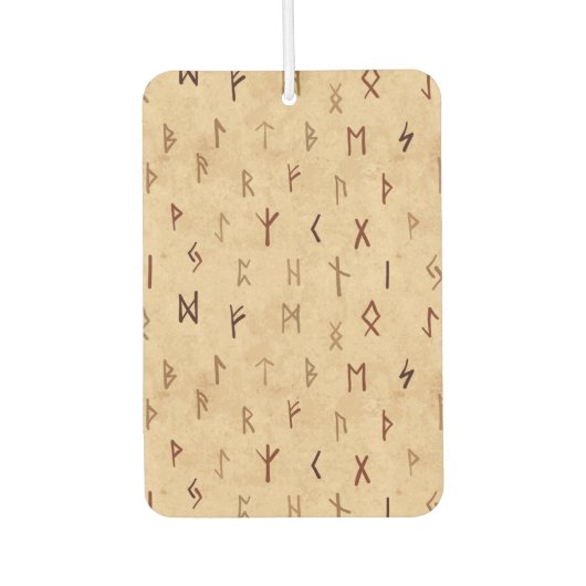 Runes Car Freshener Luchtverfrisser (Voorkant)