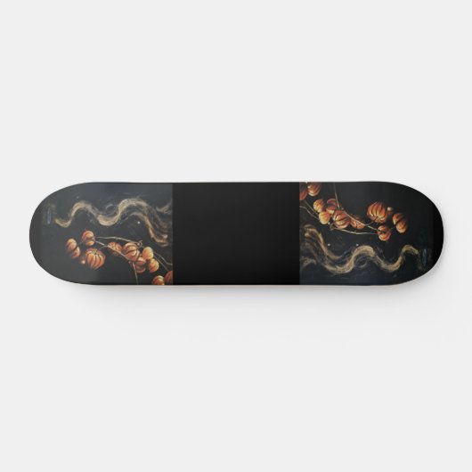 Runes Fehu Darkness Gouden Aura Magisch Mysterie W Persoonlijk Skateboard (Horizontaal)