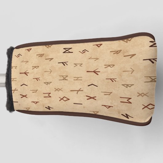 Runes Golf Club Hoesje Golfheadcover (Voorkant)