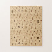 Runes Jigzaag Puzzle Legpuzzel (Verticaal)
