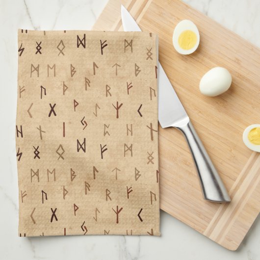 Runes Kitchen Towel Theedoek (Quarter Fold)