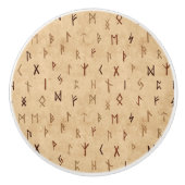 Runes Knob Keramische Knop (Voorkant)