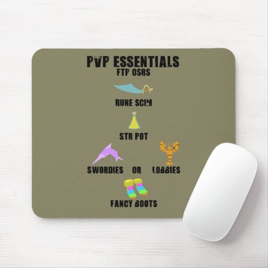 Runescape PVP Essentials Muismat (Met muis)