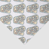 Runestone (blauw) tissuepapier (Detail)