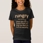 Rungry Definition Half Marathon Runner van Gra T-shirt (Voorkant)