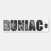 Runiac Bumpersticker (Voorkant)