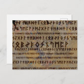 Runic alphabet - Elder Futhark Briefkaart (Voorkant / Achterkant)