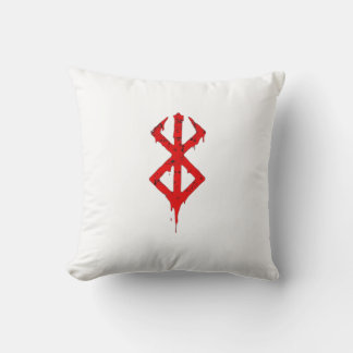 Runic Blood Symbol Sierkussen - Bold & Mysteriou