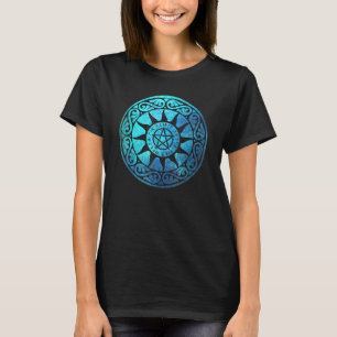 Runic Magical Pentacle Pagan Witchcraft Protection T-shirt