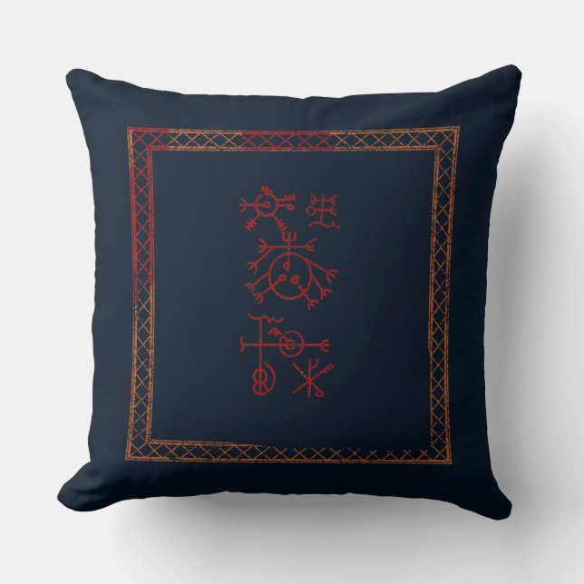 Runic Pillow om iemand te laten slapen Kussen (Voorkant)