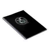 Runic Silver Dragon-laptop Notitieboek (Rechterzijde)