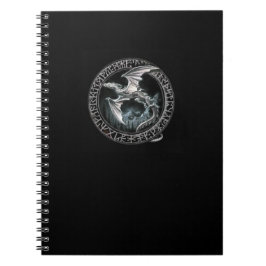 Runic Silver Dragon-laptop Notitieboek