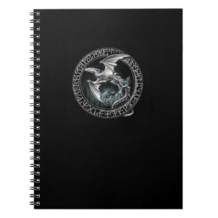 Runic Silver Dragon-laptop Notitieboek
