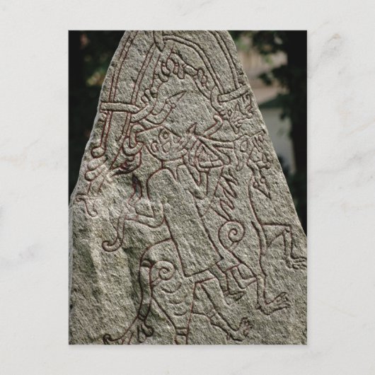 Runic stone briefkaart (Voorkant)