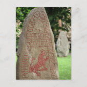 Runic stone briefkaart (Voorkant)