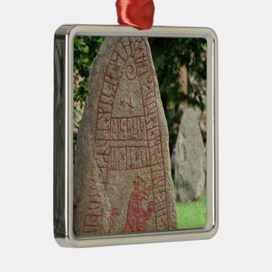 Runic stone metalen ornament (Rechts)