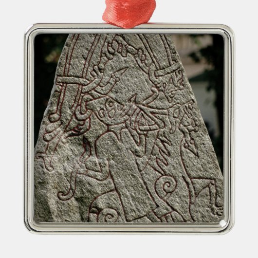 Runic stone metalen ornament (Voorkant)