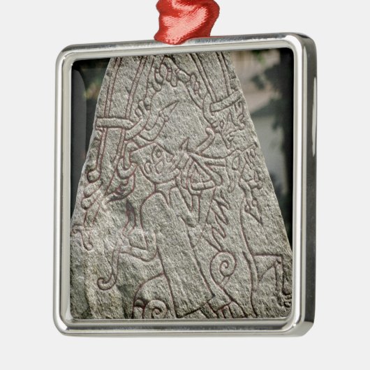 Runic stone metalen ornament (Links)