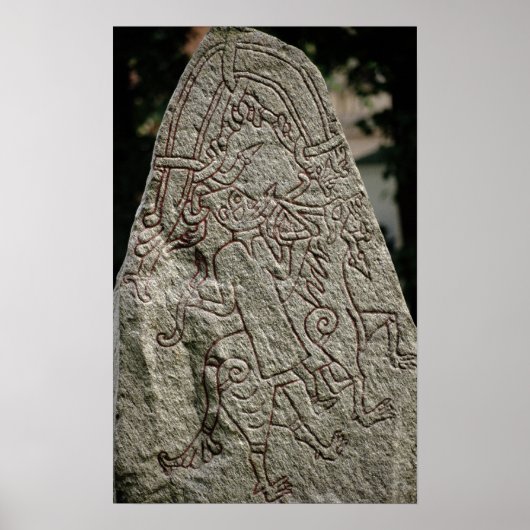 Runic stone poster (Voorkant)