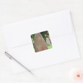 Runic stone vierkante sticker (Envelop)