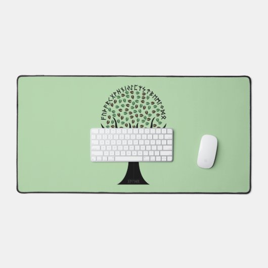 Runic Tree Desk Mat (Keyboard & Muis)
