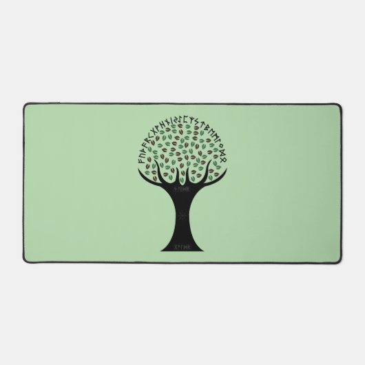 Runic Tree Desk Mat (Voorkant)