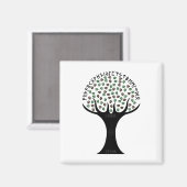 Runic Tree Magnets Magneet (Voorkant / Achterkant)