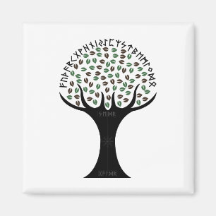 Runic Tree Magnets Magneet