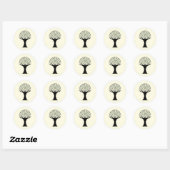 Runic Tree Sticker (Rond) (Vel)