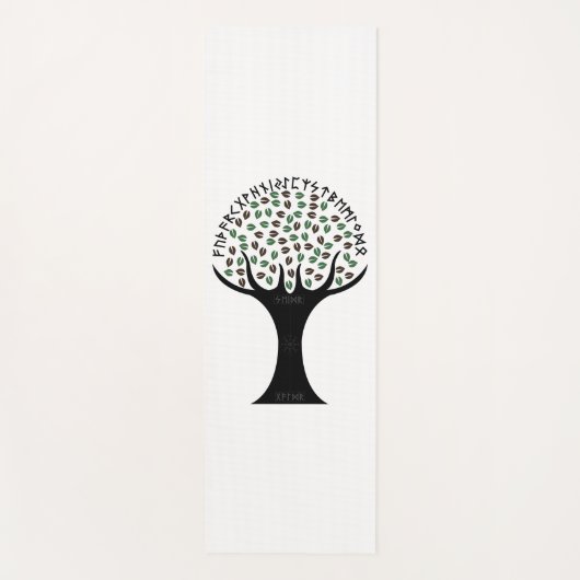 Runic Tree yogamat (Voorkant)