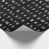 Runisch alfabet [Futhorc] Cadeaupapier (Hoek)