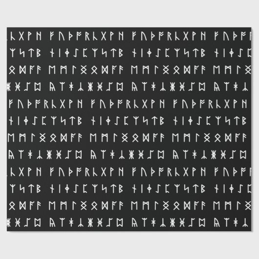 Runisch alfabet [Futhorc] Cadeaupapier (Vlak)