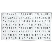 Runisch alfabet [Futhorc] Kussensloop (Voorkant-Links)