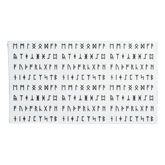 Runisch alfabet [Futhorc] Kussensloop (Achterkant-Rechts)