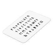 Runisch alfabet [Futhorc] Magneet (Linkerzijde)