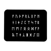 Runisch alfabet [Futhorc] Magneet (Horizontaal)