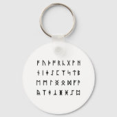 Runisch alfabet [Futhorc] Sleutelhanger (Achterkant)