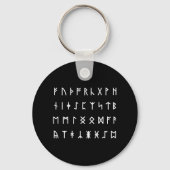 Runisch alfabet [Futhorc] Sleutelhanger (Achterkant)