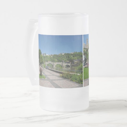 Runkel an der Lahn Matglas Bierpul (Voorkant links)