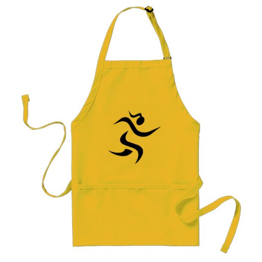 runnen meisje standaard schort (Voorkant)